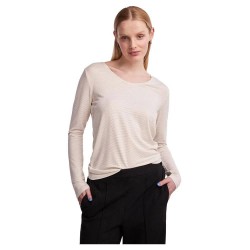 тениска,дамски,тениски,pieces,billo,long,sleeve,v,neck,t,shirt,bright,white,(white)