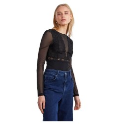 дамски,бодита,pieces,sicca,long,sleeve,body,black,(black)