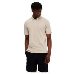 мъжки,блузи,с,яка,selected,fave,short,sleeve,polo,oatmeal,(beige)