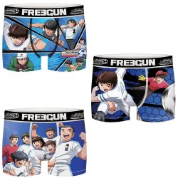 боксерки,мъжко,бельо,freegun,oliver,and,benji,rivals,and,team,boxers,3,units,blue,(multicolor)