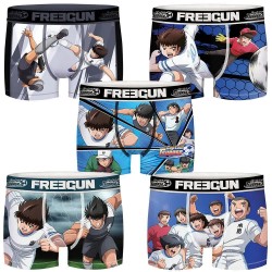 боксерки,мъжко,бельо,freegun,oliver,and,benji,boxers,5,units,multicolor,(multicolor)