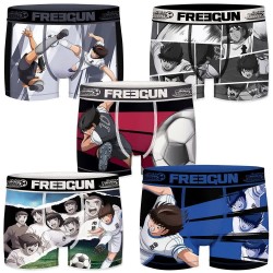 боксерки,мъжко,бельо,freegun,oliver,benji,captain,tsubasa,microfiber,pk5488,boxers,5,units,multicolor,(multicolor)