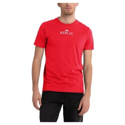 тениска,мъжки,тениски,replay,m6473,.000.22980p,short,sleeve,t,shirt,red,(ruby,red)