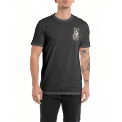 тениска,мъжки,тениски,replay,m6676,.000.2660,short,sleeve,t,shirt,black,(black)