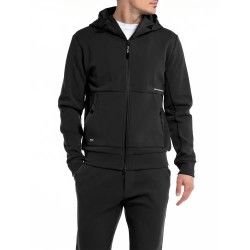 блуза,мъжки,пуловери,replay,m6701,.000.23591,full,zip,sweatshirt,black
