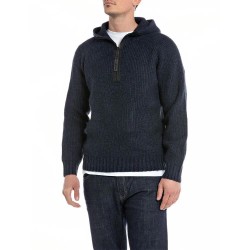 блуза,мъжки,пуловери,replay,uk2509.000.g23274,hoodie,sweater,blue,(deep,navy)