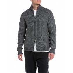 блуза,мъжки,пуловери,replay,uk2510.000.g23274,full,zip,sweater,grey
