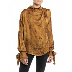 дамски,блузи,дамски,ризи,replay,w2111,.000.74060,long,sleeve,blouse,brown