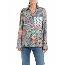 дамски,блузи,дамски,ризи,replay,w2121,.000.74056,long,sleeve,blouse,grey