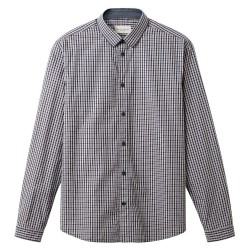 карирана,риза,мъжки,ризи,tom,tailor,1037436,checked,shirt,grey