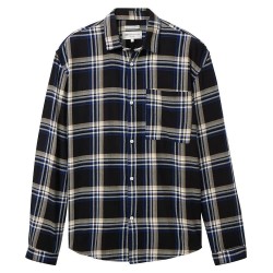 карирана,риза,мъжки,ризи,tom,tailor,1037458,relaxed,checked,long,sleeve,shirt,blue