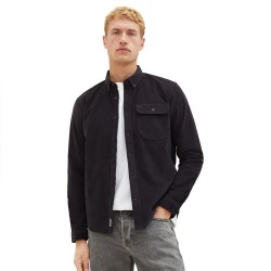 риза,с,дълъг,ръкав,мъжки,ризи,tom,tailor,1039876,stretch,corduroy,long,sleeve,shirt,black,(coal,grey)
