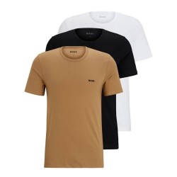 тениска,мъжки,тениски,boss,classic,short,sleeve,t,shirt,3,units,multicolor,(medium,beige)