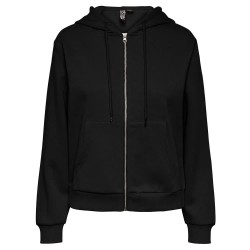 блуза,дамски,блузи,pieces,chilli,full,zip,sweatshirt,black,(black)