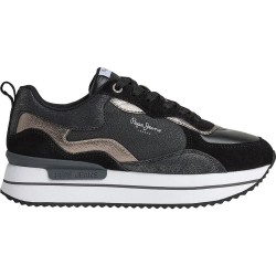 маратонки,дамски,маратонки,pepe,jeans,rusper,nas,trainers,chrome,(grey)