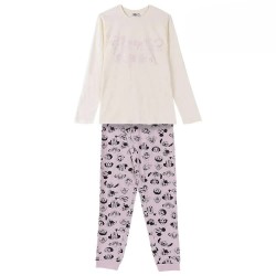пижама,дамски,пижами,cerdá,disney,100,long,sleeve,pyjama,white,pink
