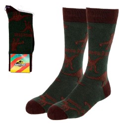 чорапи,мъжки,чорапи,cerdá,socks,jurassic,park,half,long,socks,grey,(green,brown)
