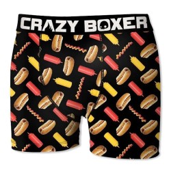 боксерки,мъжко,бельо,crazy,boxer,hot,dog,boxers,black,(multicolor)