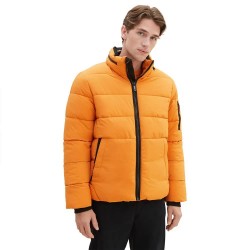 яке,мъжки,якета,tom,tailor,1037333,puffer,jacket,tomato,cream,orange,(orange)
