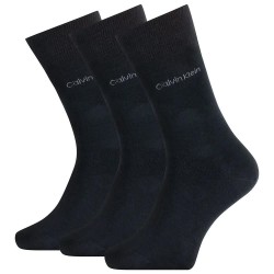 чорапи,мъжки,чорапи,calvin,klein,701226014,socks,3,pairs,navy,(black)