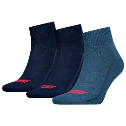 чорапи,мъжки,чорапи,levi´s,®,batwing,logo,recycled,quarter,short,socks,3,pairs,denim,(blue)
