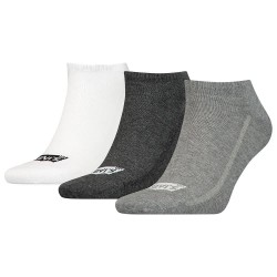 чорапи,мъжки,чорапи,levi´s,®,batwing,logo,recycled,short,socks,3,pairs,grey,combo,(multicolor)