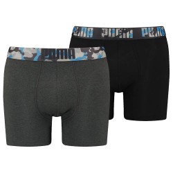 боксерки,мъжко,бельо,puma,print,boxers,2,units,black,regal,blue,(multicolor)