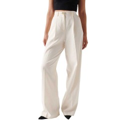 дънки,дамски,панталони,salsa,jeans,plain,wide,leg,fit,jeans,beige