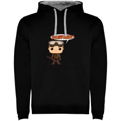 суичър,мъжки,пуловери,kruskis,chibi,spearfisher,two,colour,hoodie,black,grey,(black)
