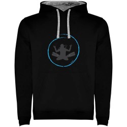 суичър,мъжки,пуловери,kruskis,diver,zen,two,colour,hoodie,black,grey,(black)