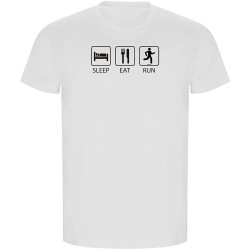 тениска,мъжки,тениски,kruskis,sleep,eat,and,run,eco,short,sleeve,t,shirt,white