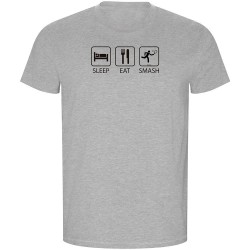 тениска,мъжки,тениски,kruskis,sleep,eat,and,smash,eco,short,sleeve,t,shirt,heather,grey,(grey)