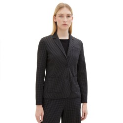 сако,дамски,сака,tom,tailor,1038711,checked,blazer,grey