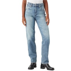 Дънки Wrangler 112343582 Mom Straight Fit jeans - Blue (Tainted Wash) дънки,дамски,панталони,wrangler,112343582,mom,straight,fit,jeans,blue,(tainted,wash)