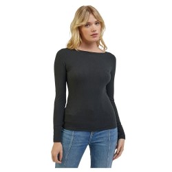 тениска,дамски,тениски,lee,ls,boat,neck,tee,long,sleeve,t,shirt,charcoal,(grey,golden)