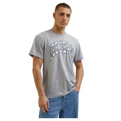тениска,мъжки,тениски,lee,varsity,tee,short,sleeve,t,shirt,sharp,grey,mele,(grey)