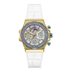 часовник,часовници,guess,fusion,watch,white,(golden)
