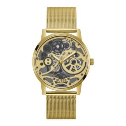 часовник,часовници,guess,gadget,watch,golden