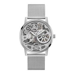 часовник,часовници,guess,gadget,watch,silver