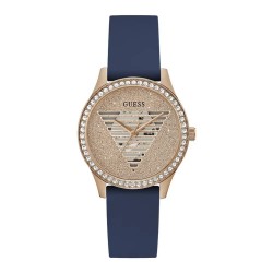 часовник,часовници,guess,lady,idol,watch,blue,(golden)