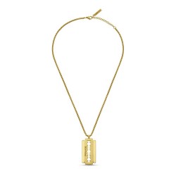 бижутерия,police,razorblade,necklace,golden