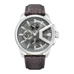 часовник,часовници,police,underlined,watch,brown,(silver)