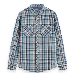 карирана,риза,мъжки,ризи,scotch,&,soda,174529,long,sleeve,shirt,multicolor,(blue,red,check)