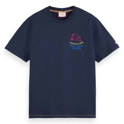 тениска,мъжки,тениски,scotch,&,soda,174584,short,sleeve,t,shirt,blue,(night)