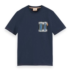 тениска,мъжки,тениски,scotch,&,soda,174589,short,sleeve,t,shirt,blue,(night)