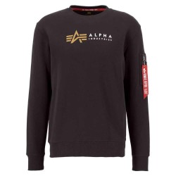 блуза,мъжки,пуловери,alpha,industries,alpha,label,sweatshirt,black