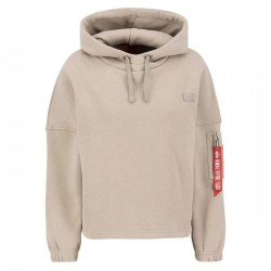 суичър,дамски,блузи,alpha,industries,x,fit,label,os,hoodie,beige