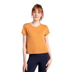 тениска,дамски,тениски,lolë,everyday,short,sleeve,v,neck,t,shirt,inca,gold,(orange)