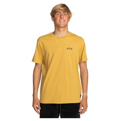 тениска,мъжки,тениски,billabong,arch,wave,short,sleeve,t,shirt,gold,(yellow)