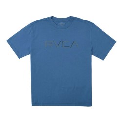 тениска,мъжки,тениски,rvca,big,embossed,short,sleeve,t,shirt,blue,(cool,blue)